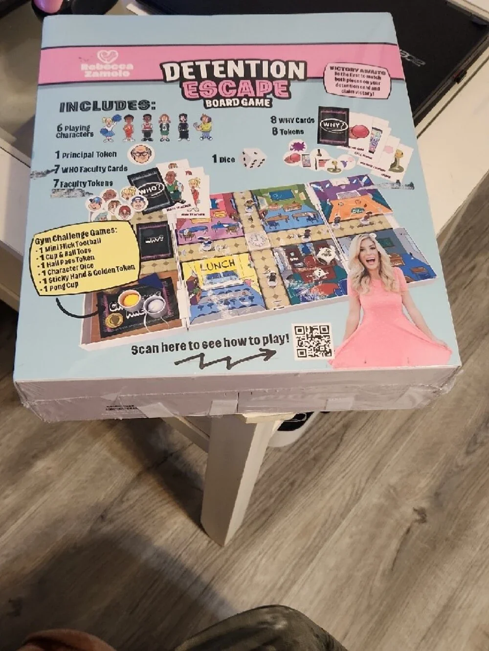 Rebecca Zamolo Detention Escape Board Game New Never Opened
